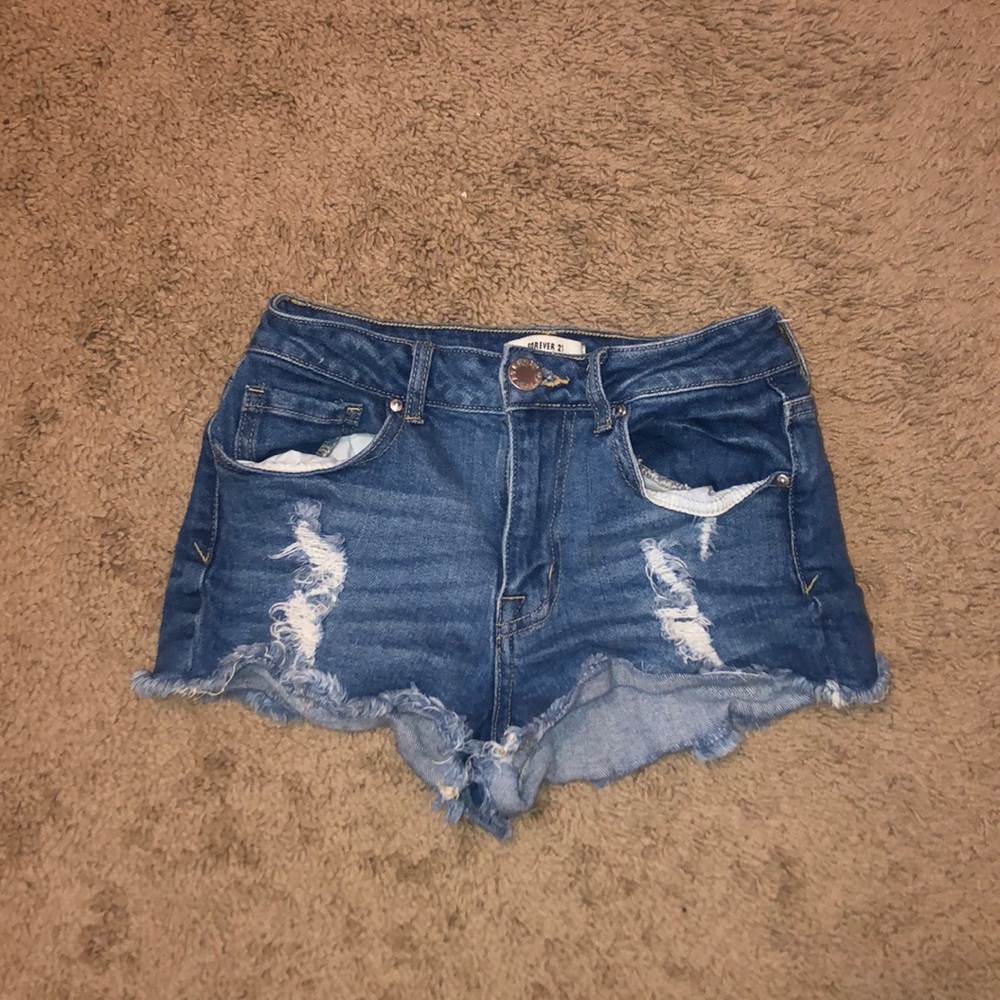 Forever 21 denim jean shorts.